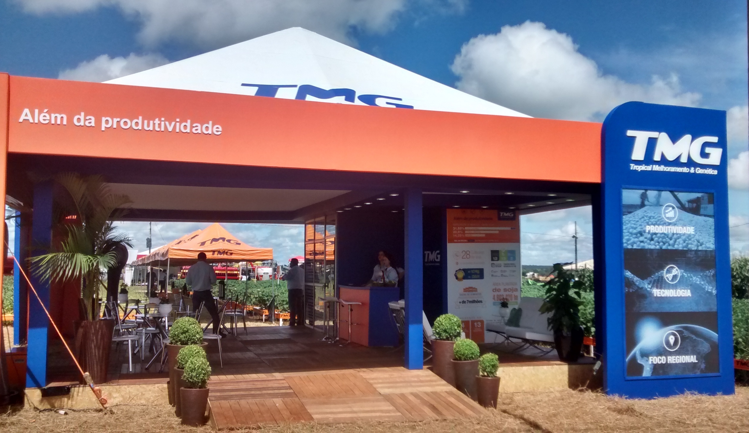 Lançamentos são destaques no estande da TMG na Show Safra BR 163